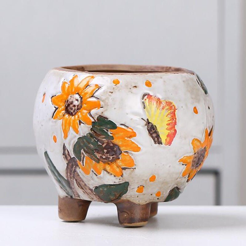 Korean Style Sunflower Pattern - Echeveria Succulent recension och pris