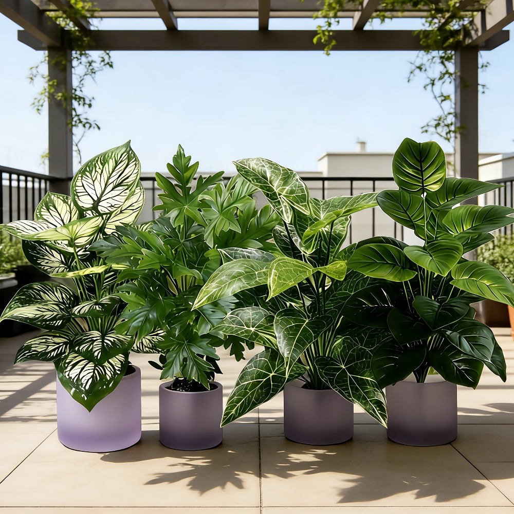 4PC Artificial Plants with 48L - Dracaena Marginata recension och pris