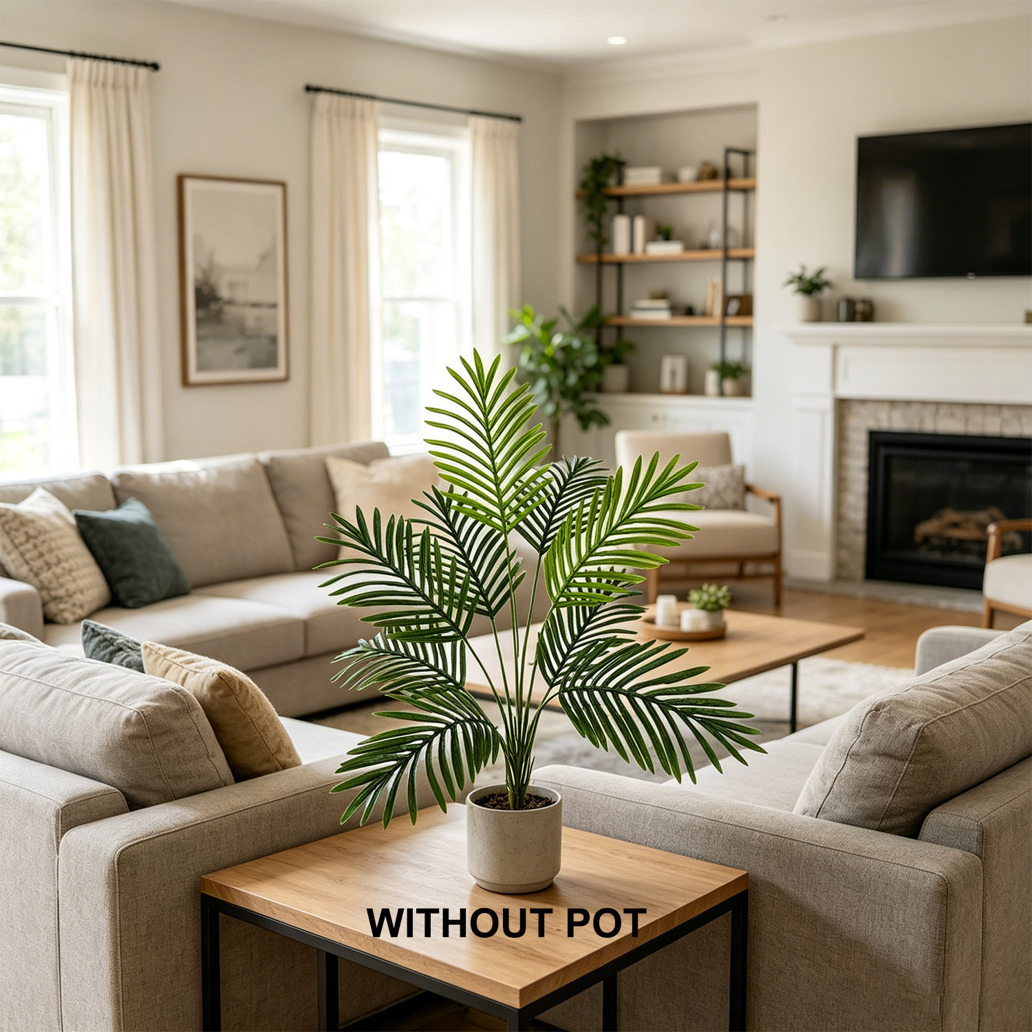 65-125CM Artificial Palm Plant - Dracaena Marginata recension och pris